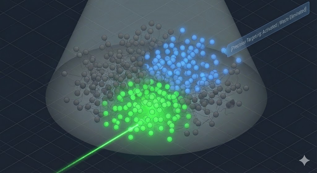 Segmented customer clusters